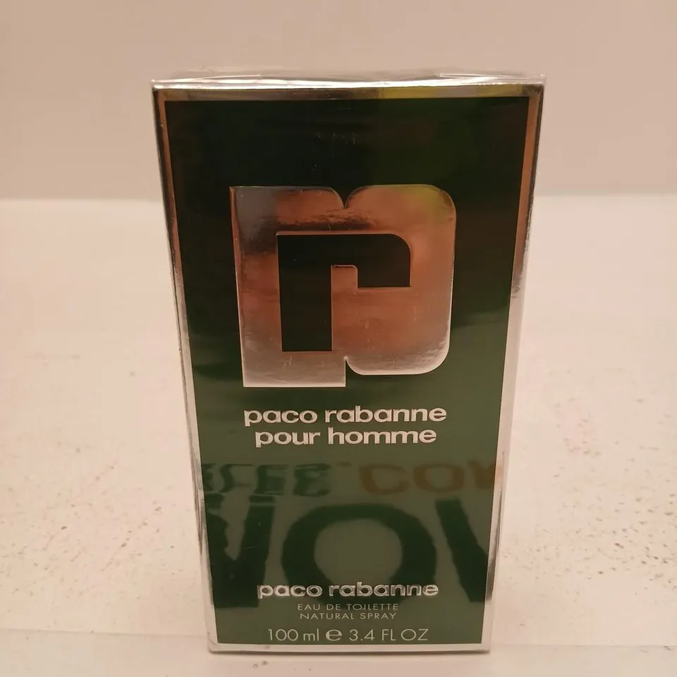 SEALED PACO RABANNE EAU DE TOILETTE NATURAL SPRAY - 100ML