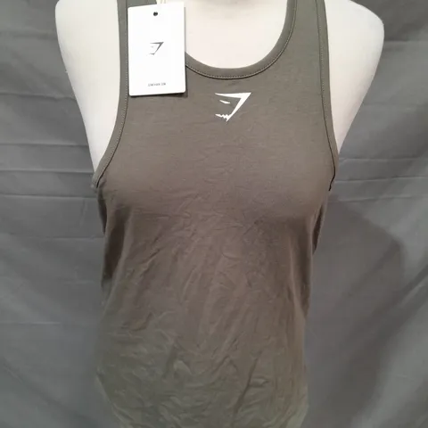 GYMSHARK LIFTING ESSENTIAL COTTON TANK - XS REG