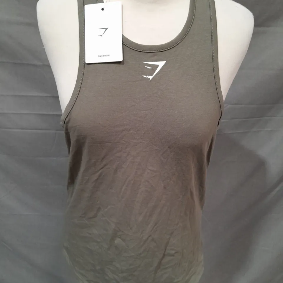 GYMSHARK LIFTING ESSENTIAL COTTON TANK - XS REG