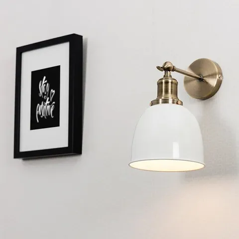 BOXED HARMAN ARMED SCONCE - ONE ONLY