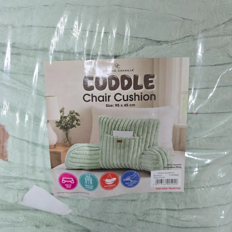 CUDDLE CHAIR CUSHION – 95 X 45 CM, MINT GREEN