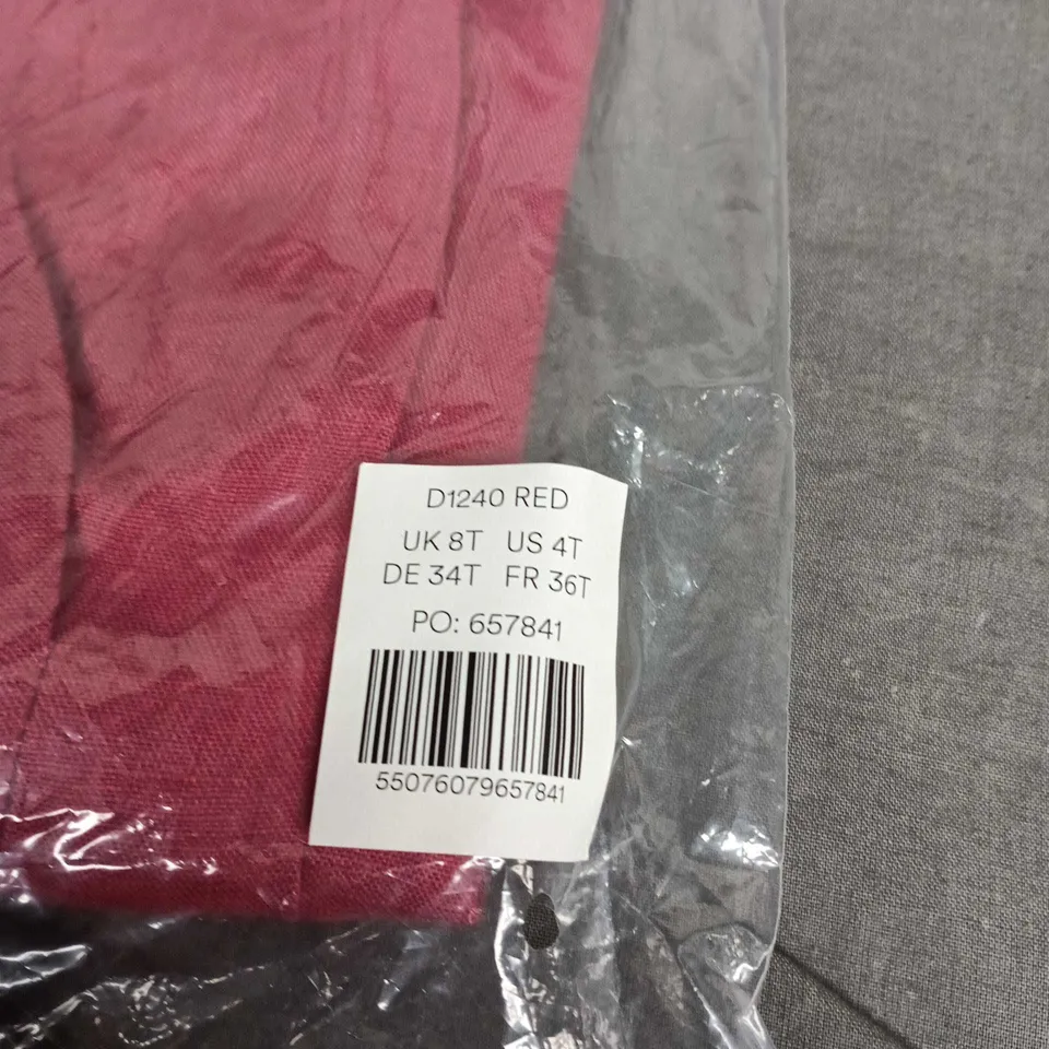 BODEN RED OVERSHIRT – UK 8T (US 4T)