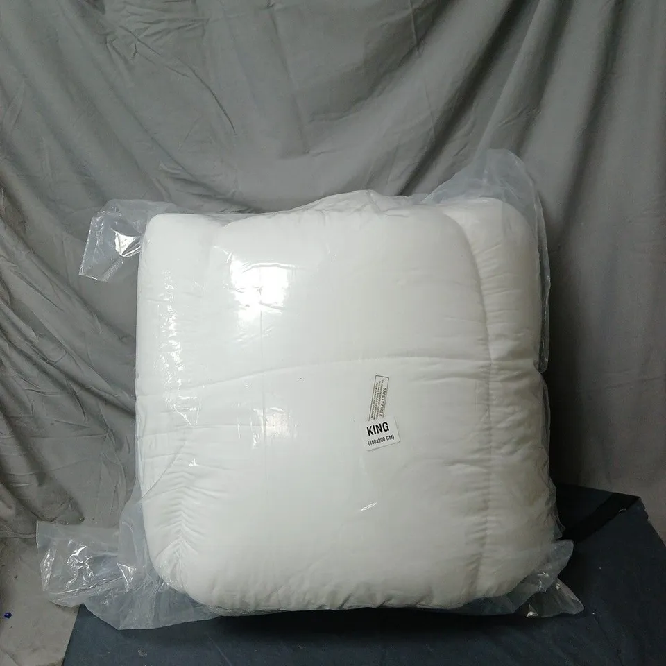 KING SIZE DUVET 150X200CM UNBOXED