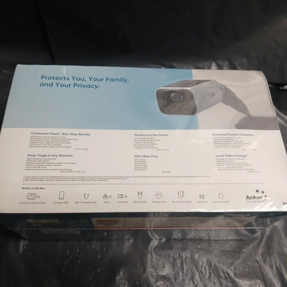 EUFY SECURITY SOLOCAM S220 2-PACK WITH HOMEBASE EU – WIRELESS CAMERAS