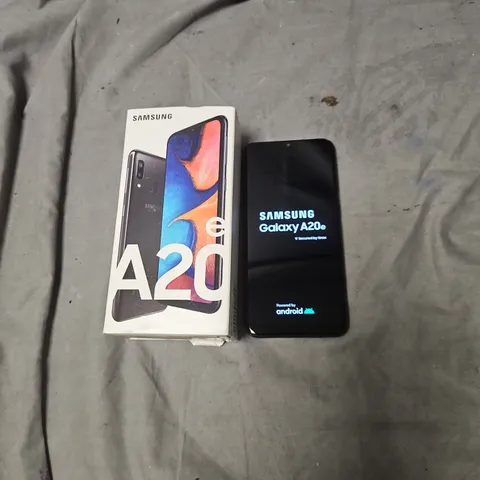 SAMSUNG GALAXY A20E SMARTPHONE – BLACK (BOXED WITH CHARGER)