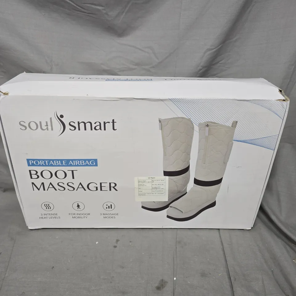 BOXED SOUL SMART PORTABLE AIRBAG BOOT MASSAGER