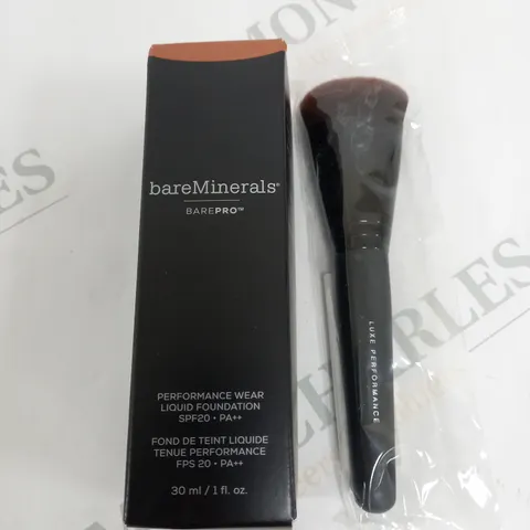 BAREMINERALS BAREPRO 30ML LIQUID FOUNDATION WITH BRUSH - CHAI 26