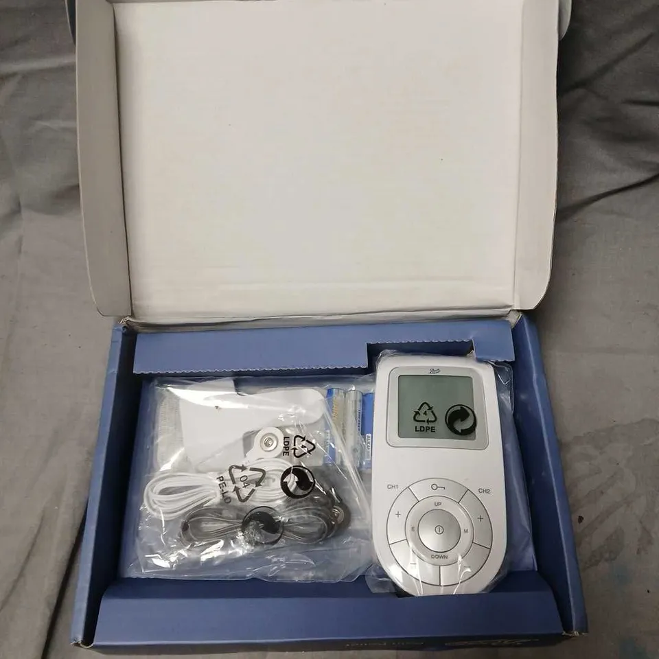 BOOTS DIGITAL PAIN RELIEF TENS UNIT – BOXED 