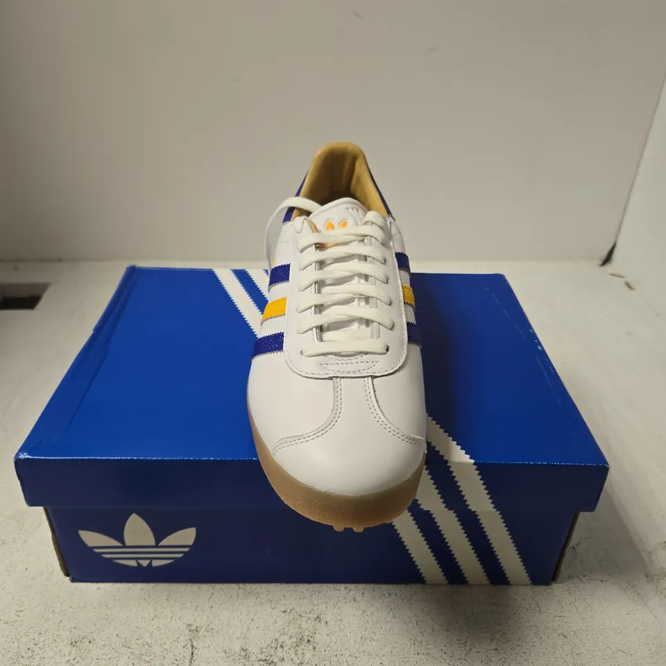 ADIDAS GAZELLE GOLF TRAINERS – 9.5