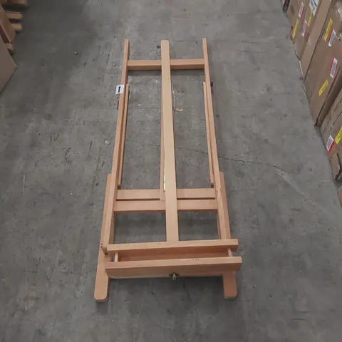 ANGELINNE ROSALIND WHEELER ADJUSTABLE SOLID WOOD H-FRAME EASEL