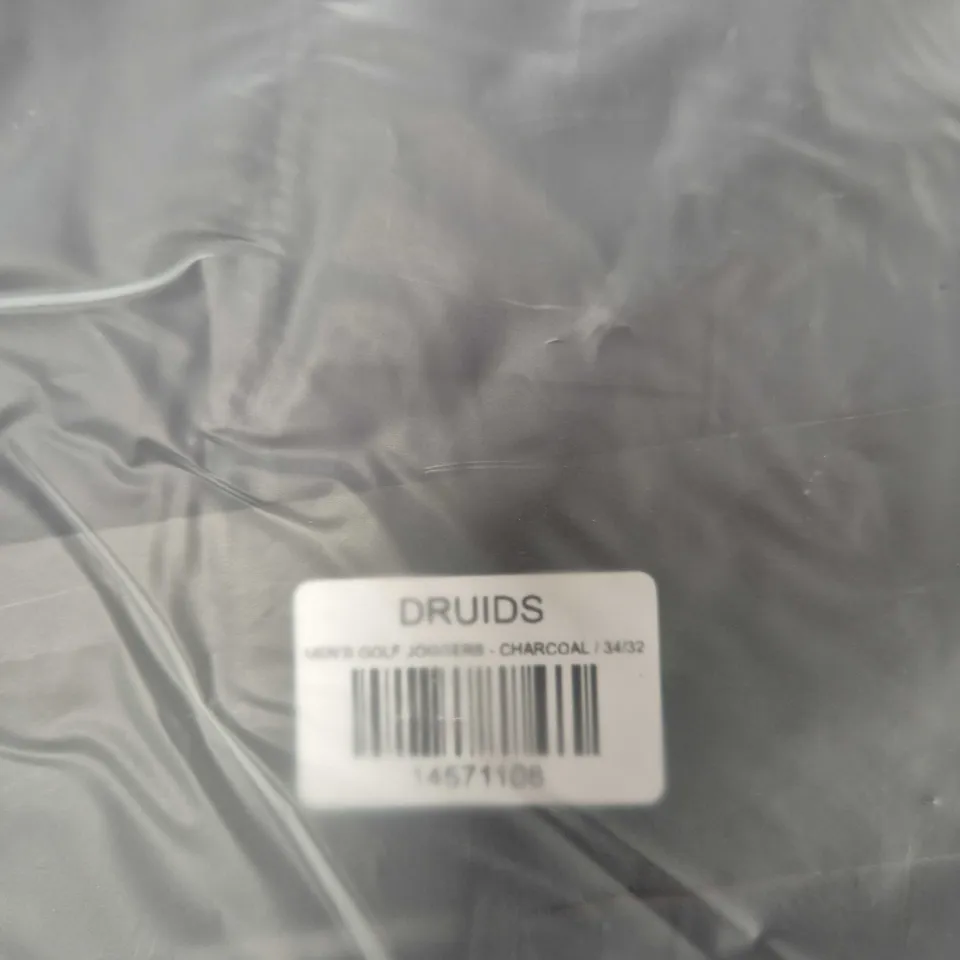 DRUIDS GOLF CHARCOAL TROUSERS, UK 34 (34/32) – MEN