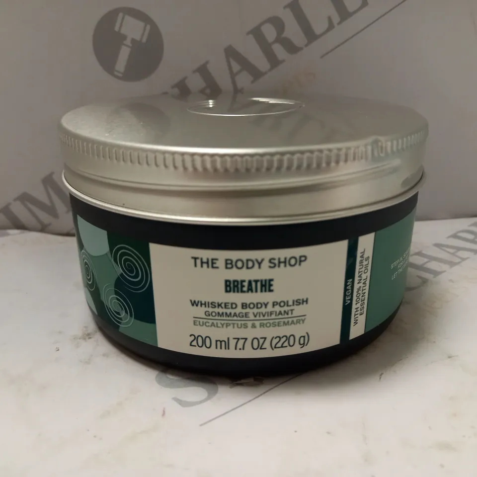 THE BODY SHOP BREATHE WHISKED BODY POLISH EUCALYPTUS & ROSEMARY 200ML