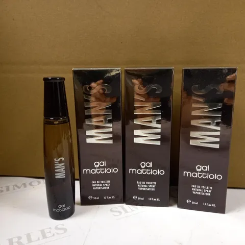 BOX OF 3 GAI MATTIOLO EAU DE TOILETTE SPRAY - (3X50ML)