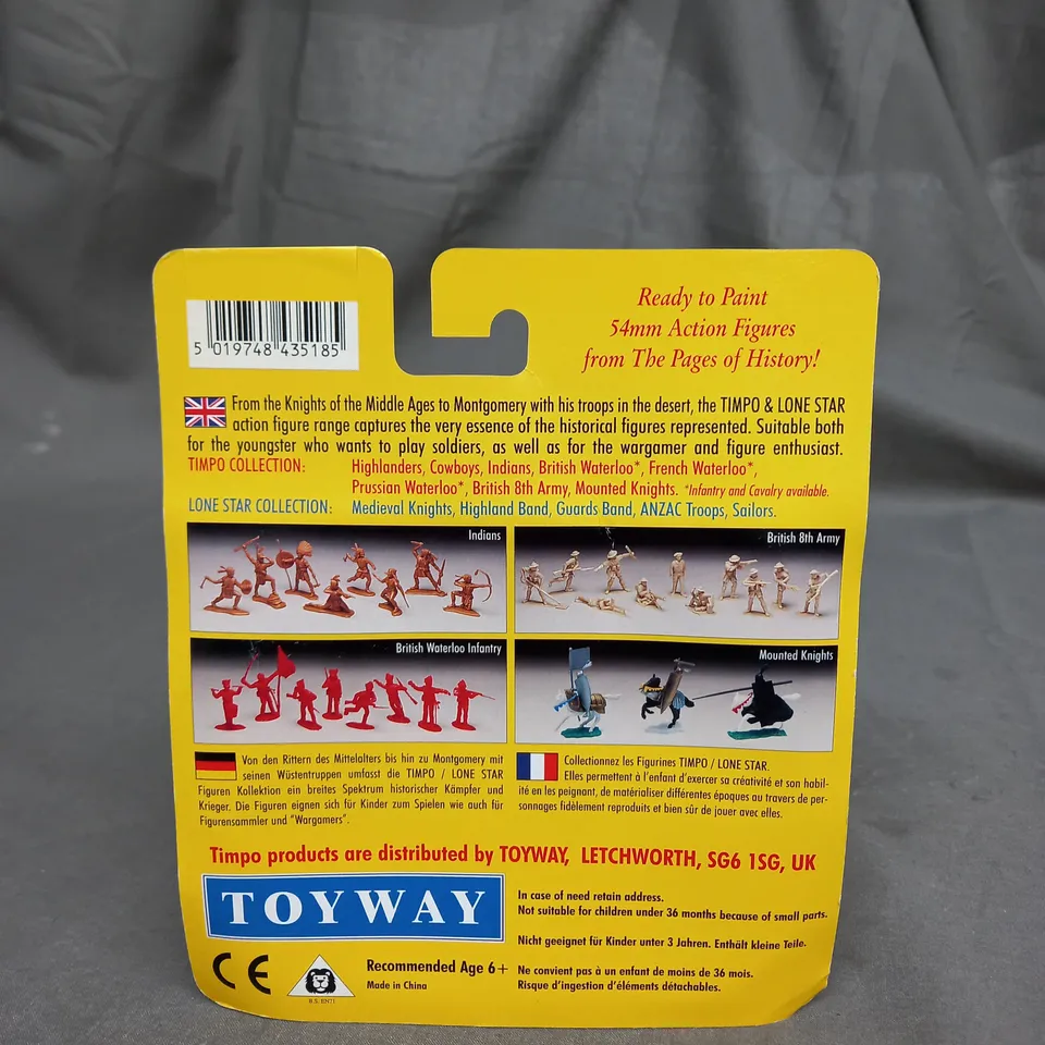 TIMPO READY TO PAINT ACTION FIGURES - ROYAL NAVY SAILORS LANDING PARTY - 43518