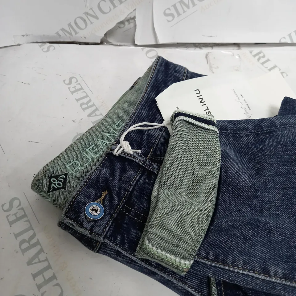 design rjeans fashion blue denim - size 34 