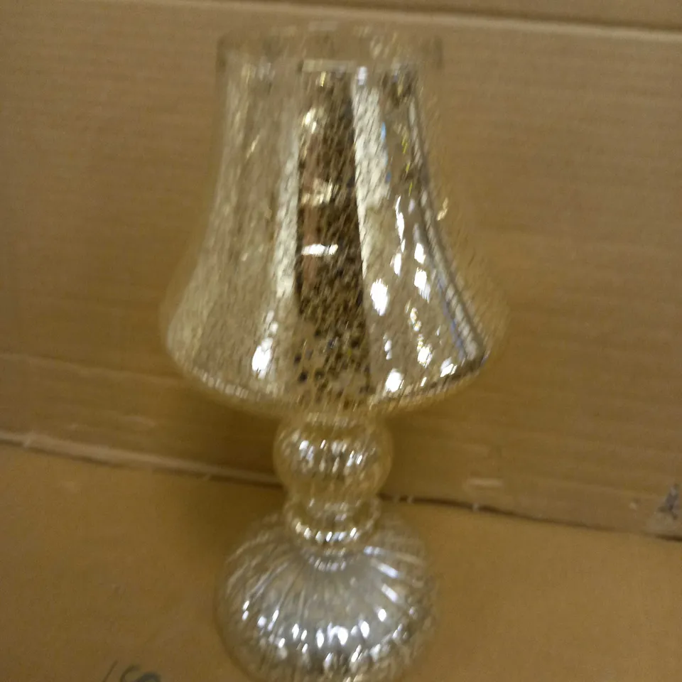 HOME REFLECTIONS PRE-LIT LED MERCURY GLASS LAMP SILVER