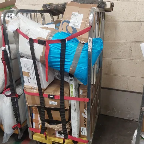 CAGE OF ASSORTED CONSUMER PRODUCTS INCLUDING: CLOUD PILLOW, CAR PARTS ECT // CAGE NOT INCLUDED 