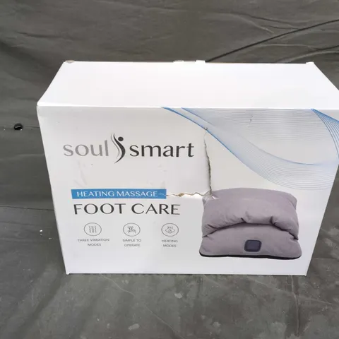 SOUL SMART FOOT CARE HEATING MASSAGE DEVICE – BEIGE, BOXED WITH MANUAL