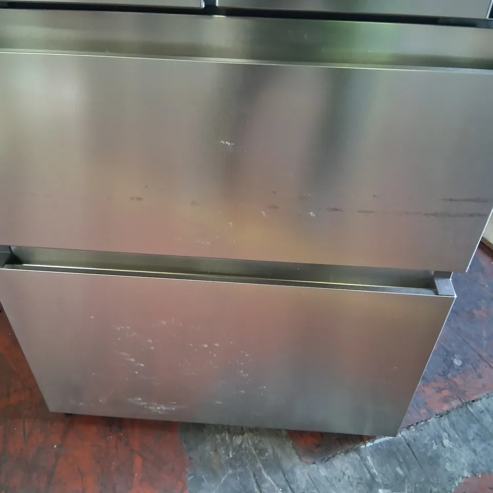 HISENSE RF632N4WIE AMERICAN FRIDGE FREEZER, STAINLESS STEEL, E RATED