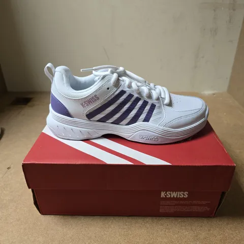 K-SWISS WOMEN'S COURT EXPRESS 2 TRAINERS – UK 7