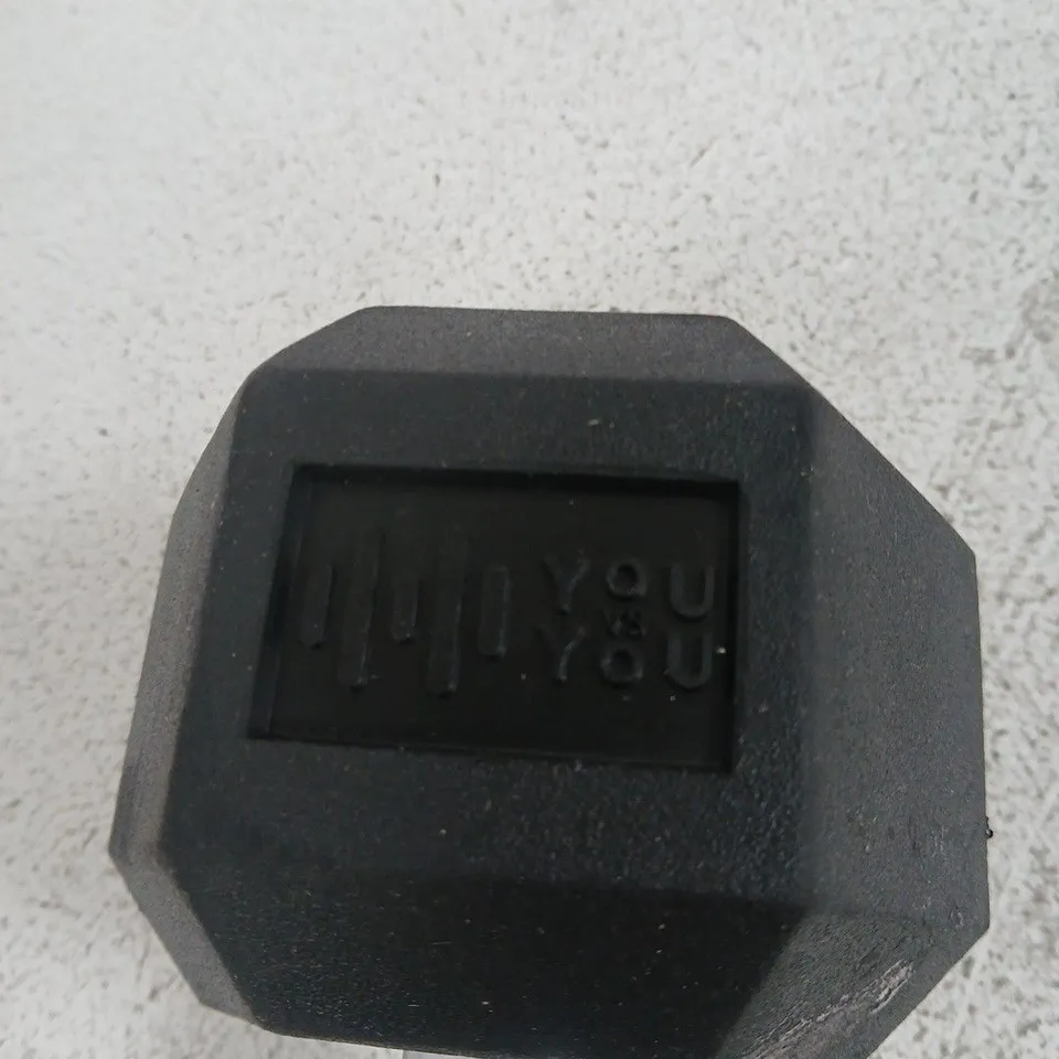 5KG RUBBER HEX DUMBBELL