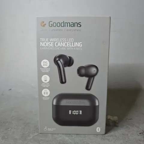 SEALED GOODMANS NOISE CANCELLING EARPHONES