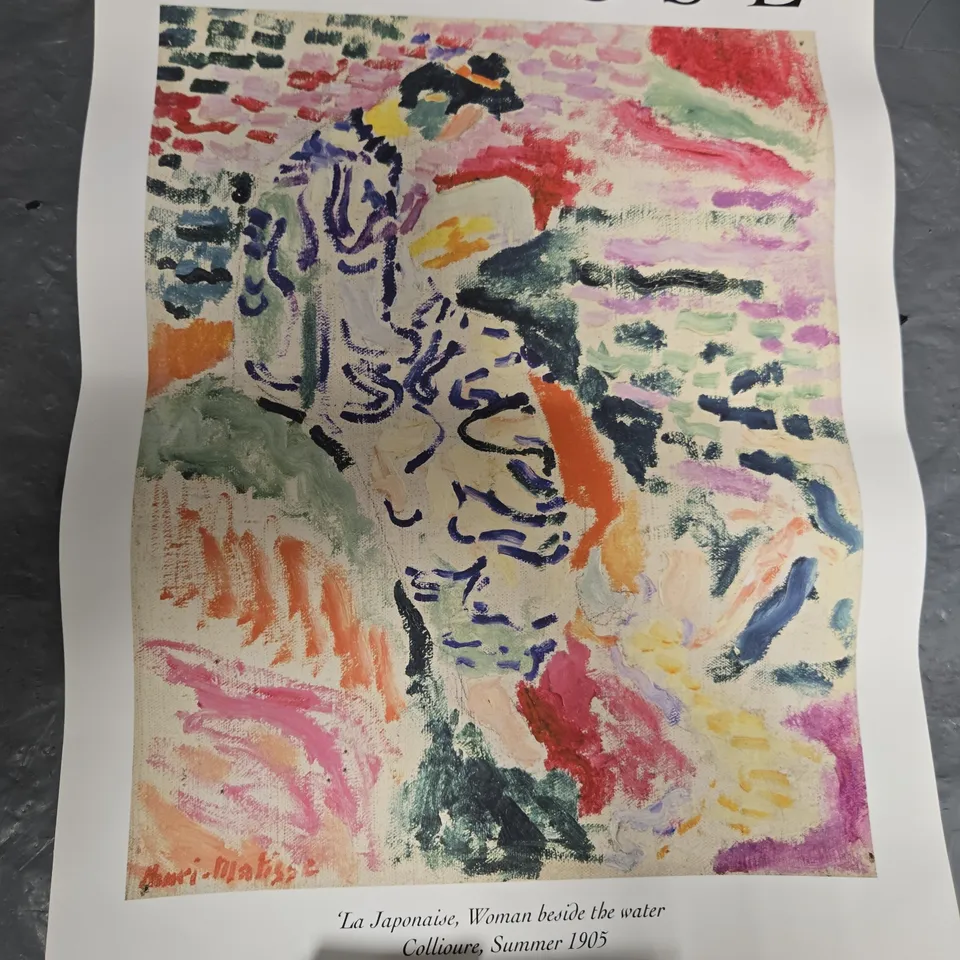 HENRI MATISSE – LA JAPONAISE, WOMAN BESIDE THE WATER (COLLIOURE, SUMMER 1905) – POSTER