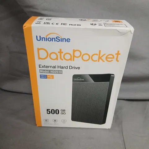 UNIONSINE DATAPOCKET EXTERNAL HARD DRIVE 500GB (HD2510)