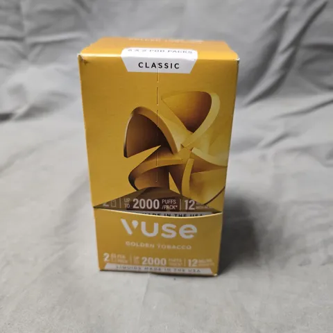 VUSE CLASSIC POD PACKS – GOLDEN TOBACCO, 5 X 2 PODS (12 MG/ML)