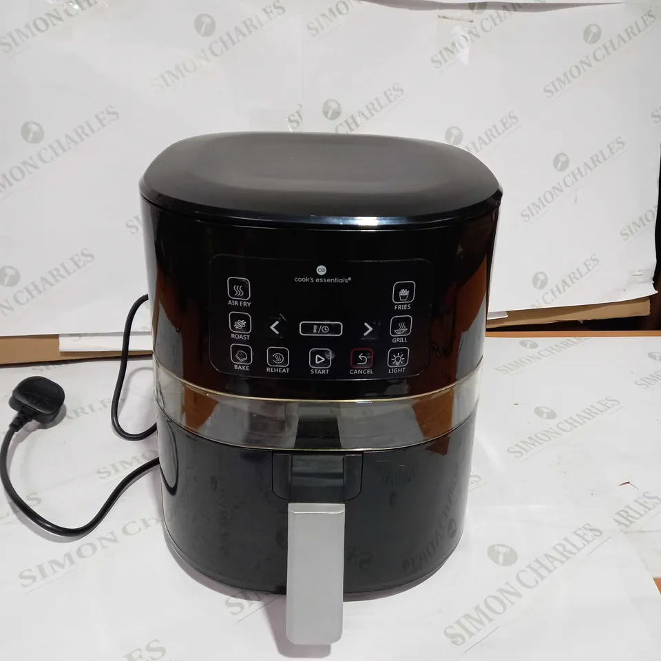 COOK'S ESSENTIALS 4.0L AIR FRYER - BLACK