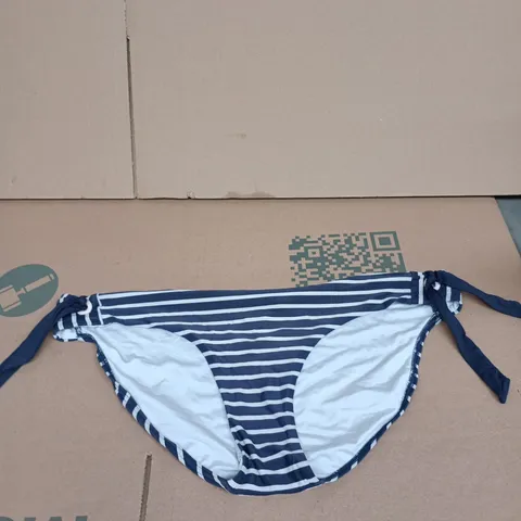 NEXT NAVY & WHITE STRIPE BIKINI BOTTOM – UK 18 (EUR 46)