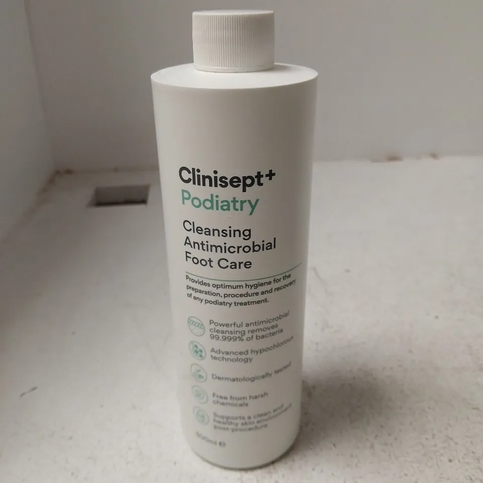 CLINISEPT+ PODIATRY CLEANSING ANTIMICROBIAL FOOT CARE - 500ML