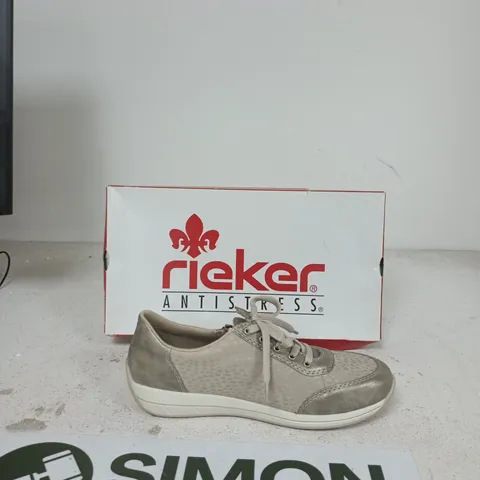 RIEKER ANTISTRESS SNEAKERS – GREY METALLIC EU SIZE 39