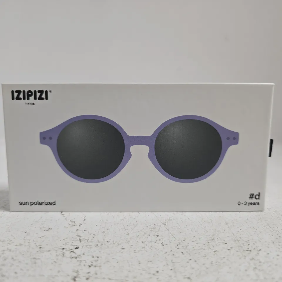 SUNGLASSES IZIPIZI SUN BABY #D MAUVE GREY POLARIZED 0-3 YEARS