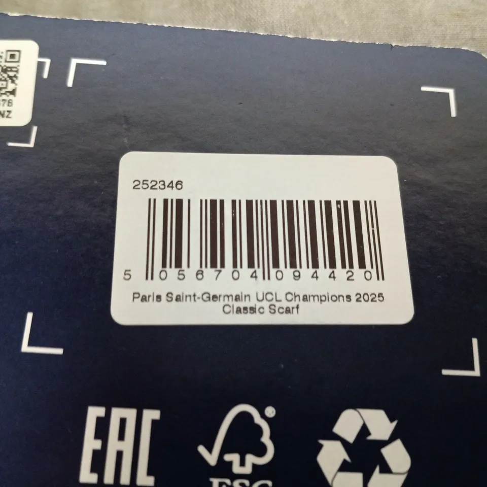 PARIS SAINT-GERMAIN CLASSIC SCARF – CHAMPIONS LEAGUE 2025