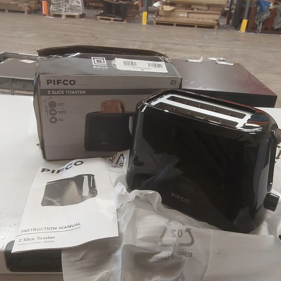 BOXED PIFCO 2 SLICE TOASTER