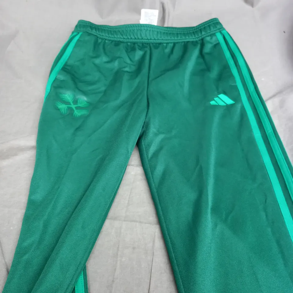 ADIDAS CELTIC FOOTBALL CLUB TRACKSUIT PANTS - UK 13-14 YEARS