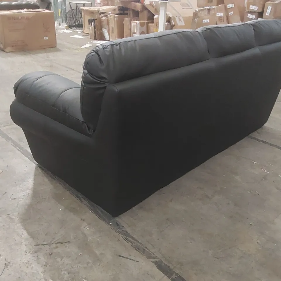 QUALITY DESIGNER HEPPMAN GENUINE LEATHER 3 SEATER SOFA