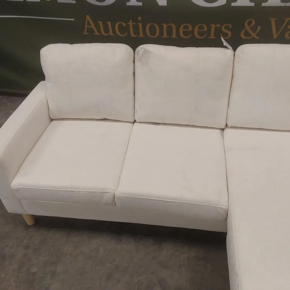 QUALITY DESIGNER FABRIC UPHOLSTERED CORNER SOFA