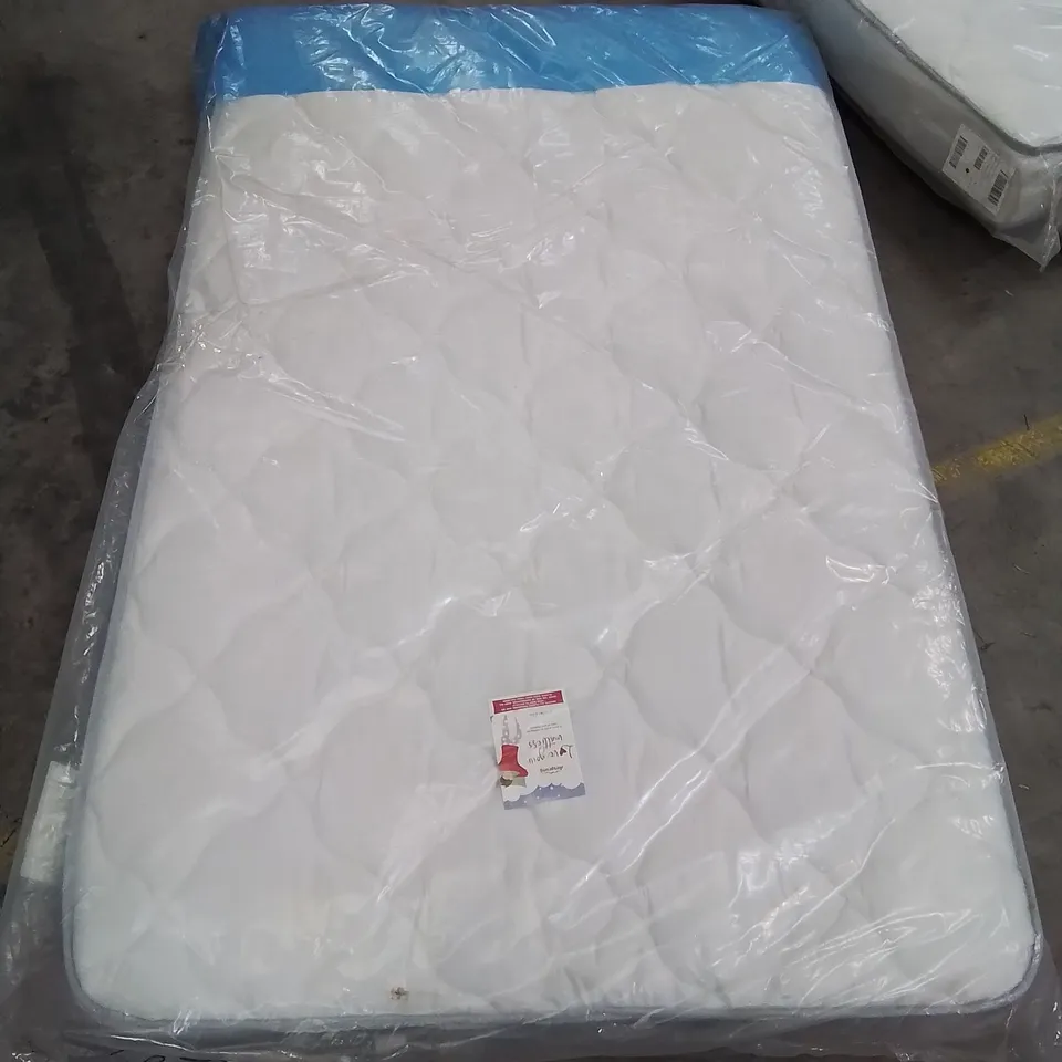 QUALITY BAGGED 120CM AIRSPRUNG MICRO QUILT SMALL DOUBLE MATTRESS RRP £209