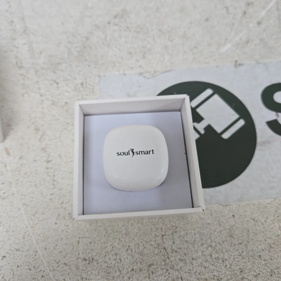 SOUL SMART RING – SILVER, STAINLESS STEEL & RESIN, SIZE M-N (BOXED)