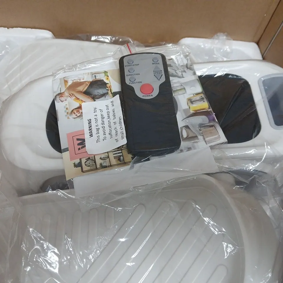 BOXED BLISS & BEYOND STEPFIT PORTABLE ELECTRONIC STEPPER IN WHITE