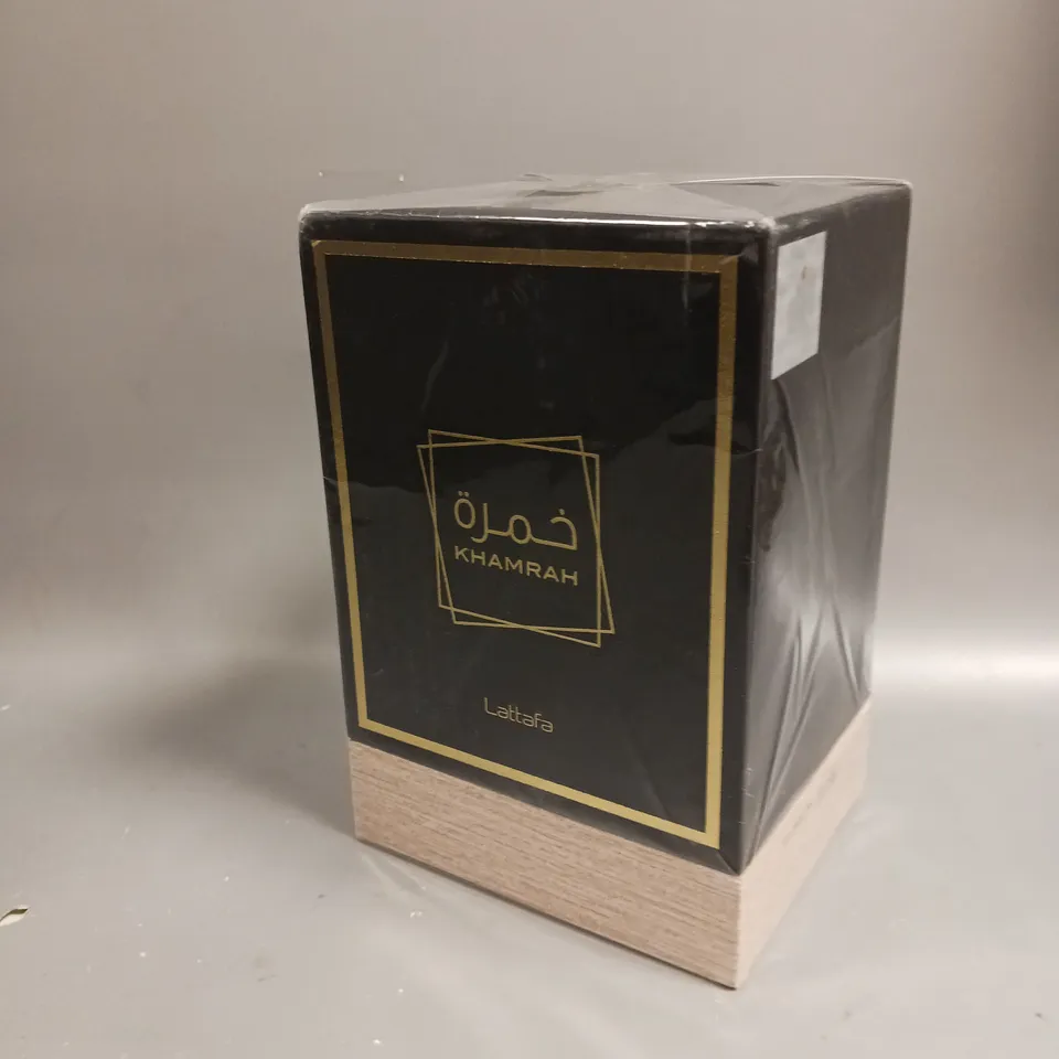 BOXED AND SEALED KHAMRAH LATTAFA EAU DE PARFUM 100ML