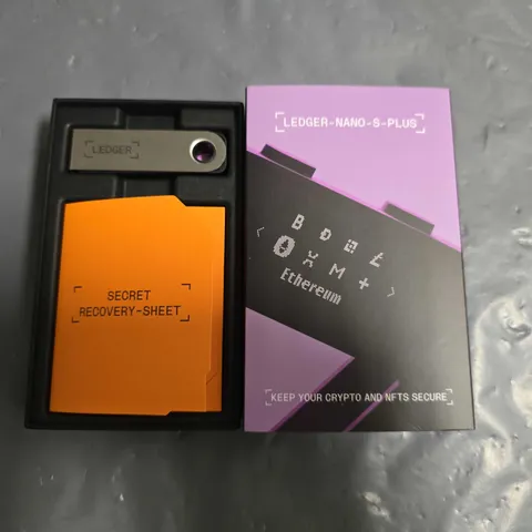 BOXED LEDGER NANO S PLUS