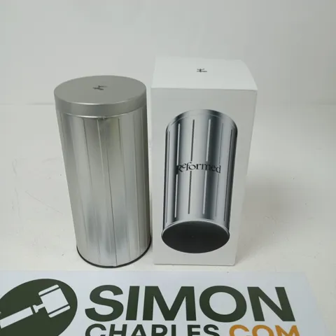 BOXED REFORMED METAL STORAGE TIN 