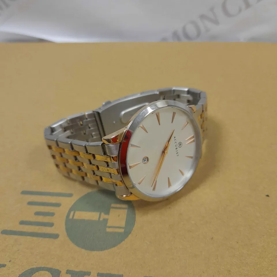 ACCURIST SILVER/GOLD EFFECT BRACELET WATCH 