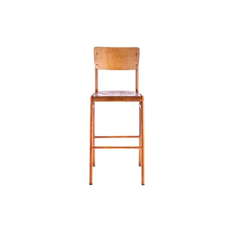 BOXED HORACE 76cm BAR STOOL - ORANGE BASE (1 BOX)
