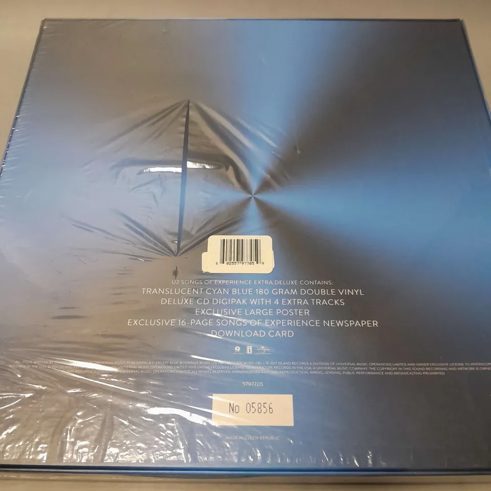 SEALED U2 - SONGS OF EXPERIENCE EXTRA DELUXE EDITION VINYL SET