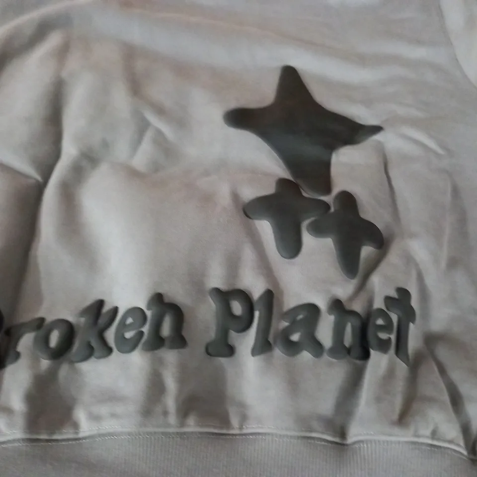 BROKEN PLANET HIDDEN IN THE DARK GREY HOODIE - MED