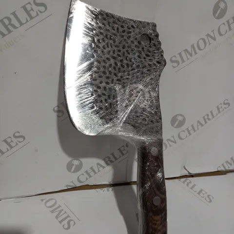 STAINLESS STEEL CARBON BUTCHERS AXE KNIFE